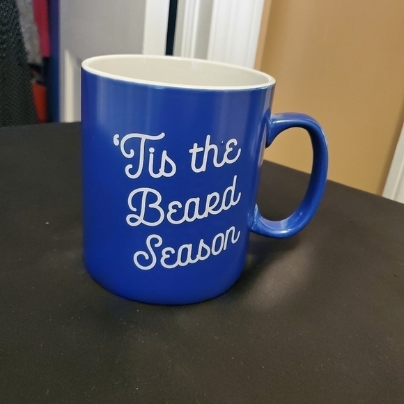 Tis the Beard Season Blue Jumbo Mug 28 oz. - Picture 4 of 6